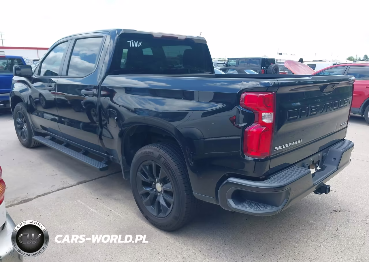 2021 Chevrolet Silverado 1500 2Wd Short Bed Custom VIN:3GCPWBEK4MG310415 - 3
