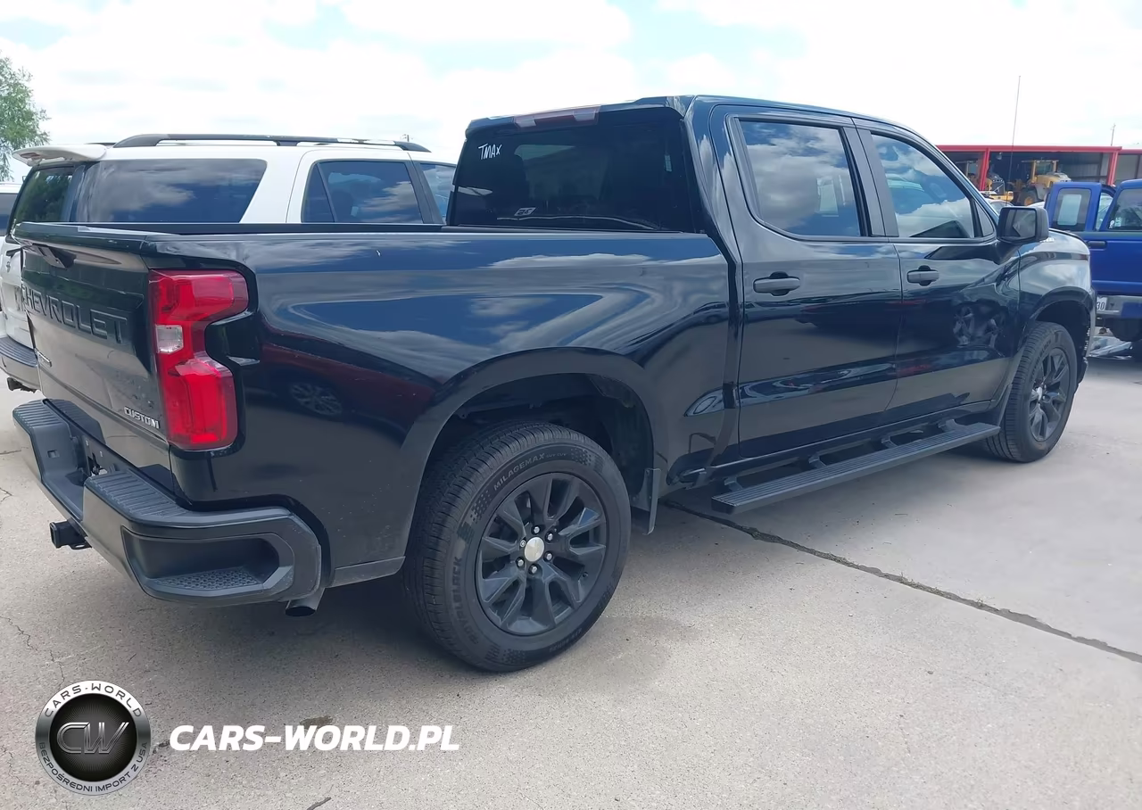 2021 Chevrolet Silverado 1500 2Wd Short Bed Custom VIN:3GCPWBEK4MG310415 - 4