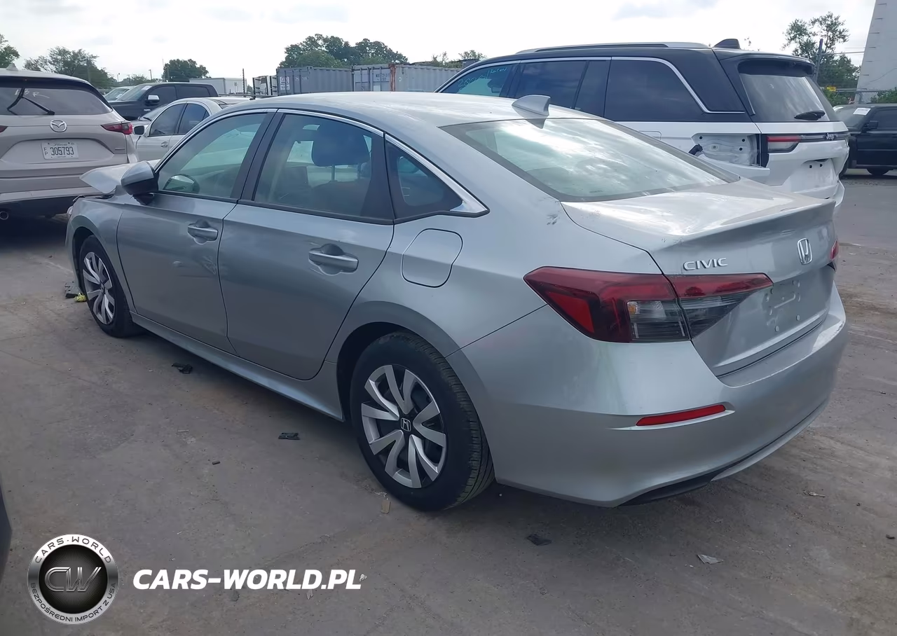 2025 Honda Civic Lx VIN:2HGFE2F26SH600859 - 3