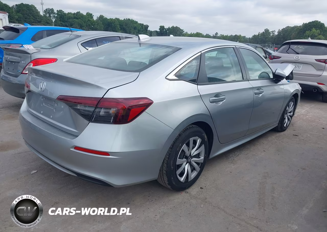 2025 Honda Civic Lx VIN:2HGFE2F26SH600859 - 4
