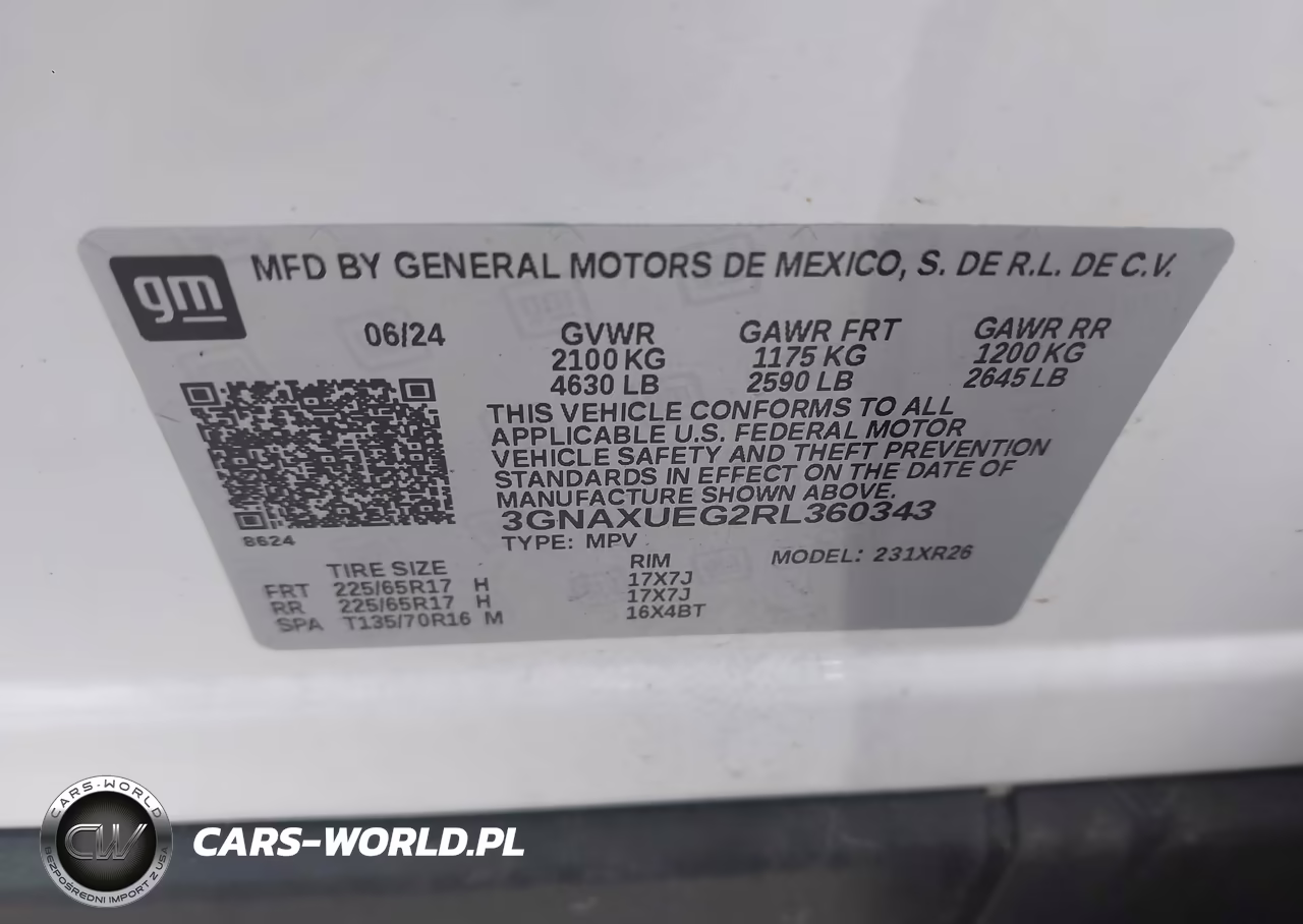 2024 Chevrolet Equinox Awd Lt VIN:3GNAXUEG2RL360343 - 9