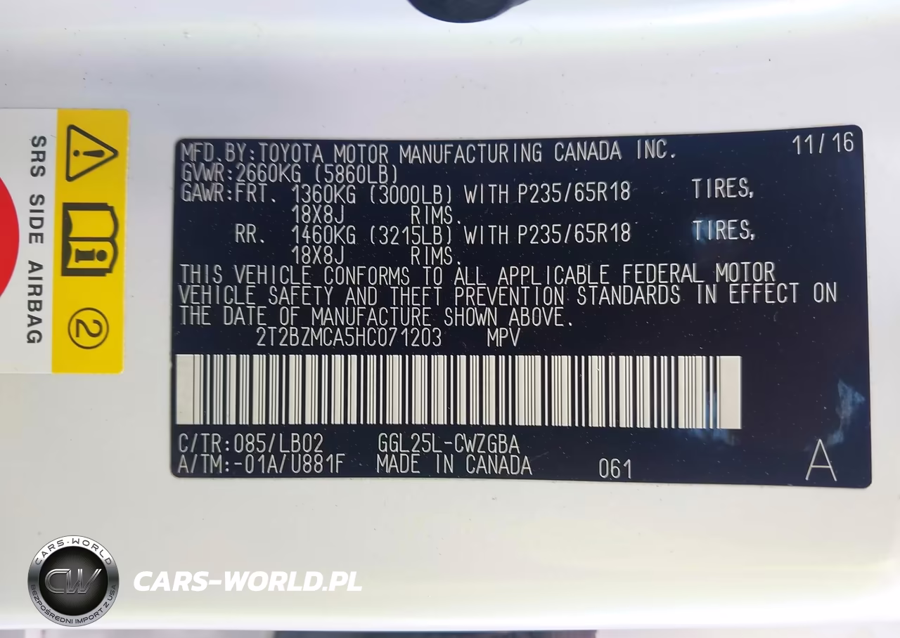 2017 Lexus Rx 350 VIN:2T2BZMCA5HC071203 - 9