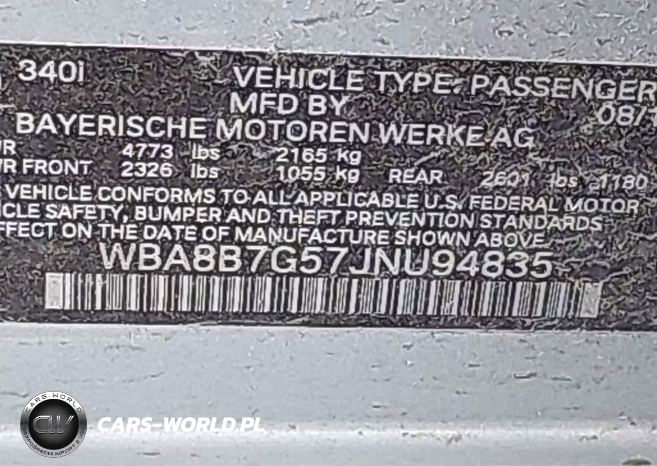 2018 BMW 340I xDrive VIN:WBA8B7G57JNU94835 - 9