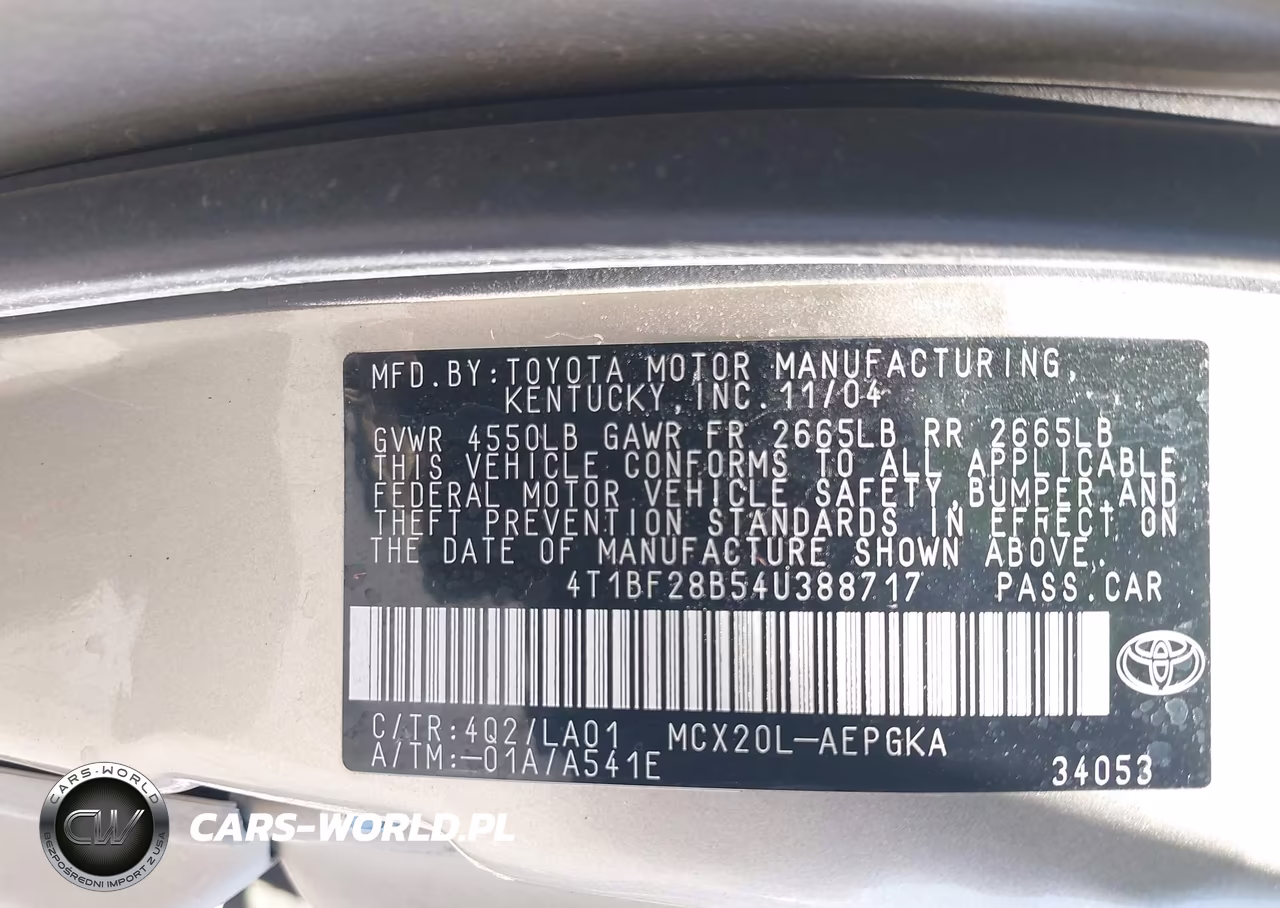 2004 Toyota Avalon Xls VIN:4T1BF28B54U388717 - 9