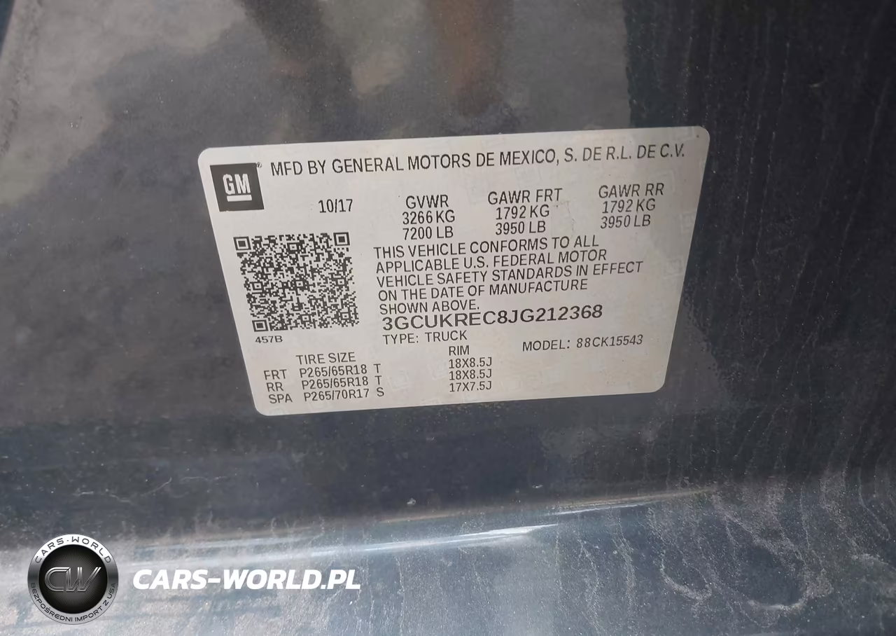 2018 Chevrolet Silverado 1500 Lt VIN:3GCUKREC8JG212368 - 9
