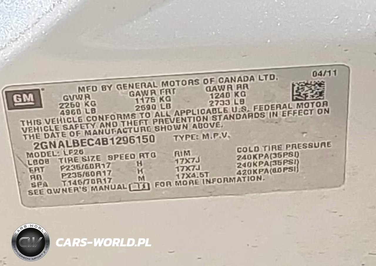 2011 Chevrolet Equinox Ls VIN:2GNALBEC4B1296150 - 9