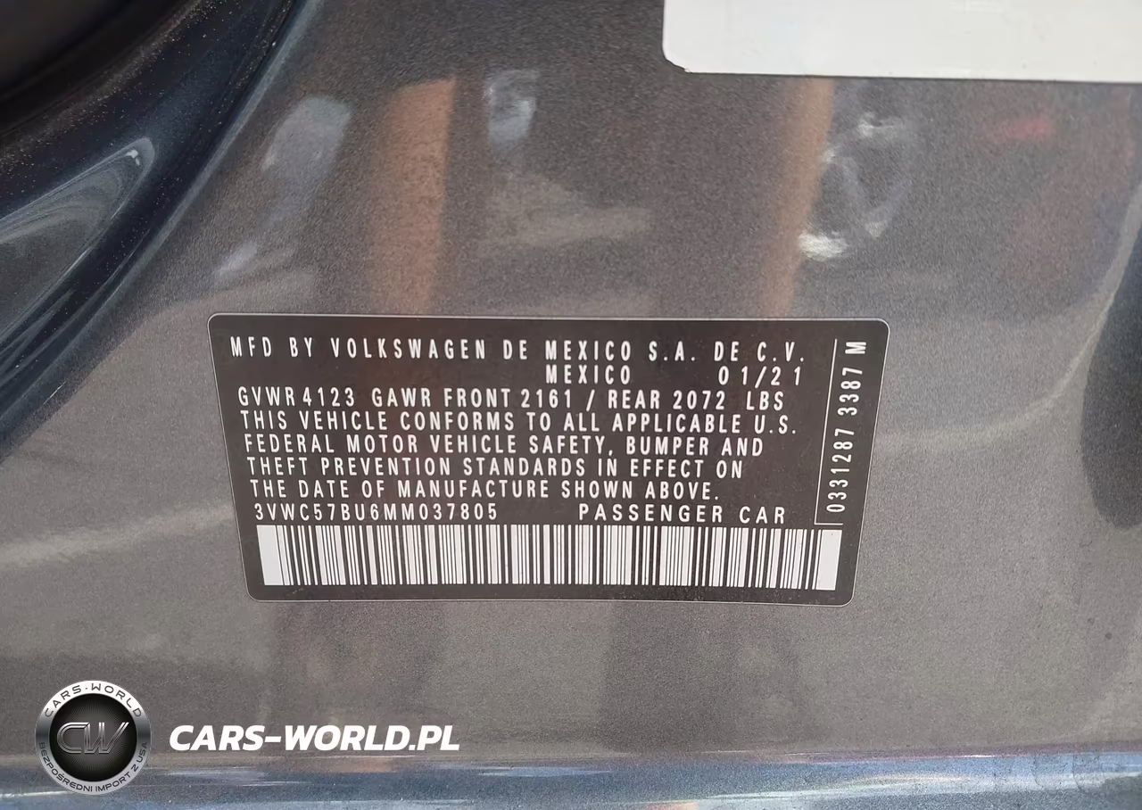 2021 Volkswagen Jetta 1.4T R-Line-1.4T S-1.4T Se VIN:3VWC57BU6MM037805 - 9