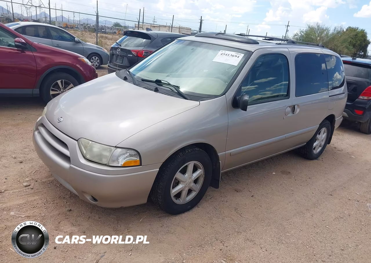 2001 Nissan Quest Gle VIN:4N2ZN17T21D829903 - 2
