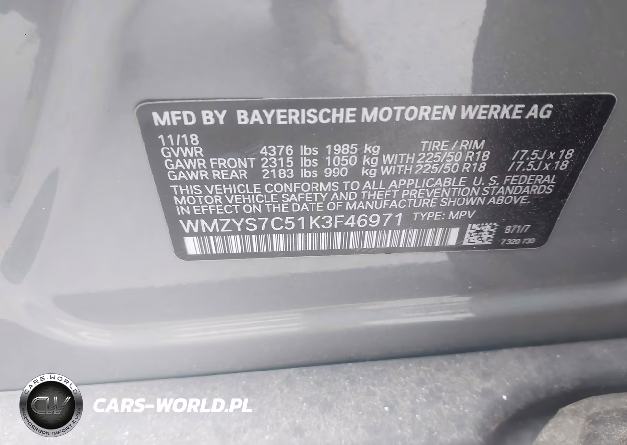 2019 Mini Countryman Cooper VIN:WMZYS7C51K3F46971 - 9