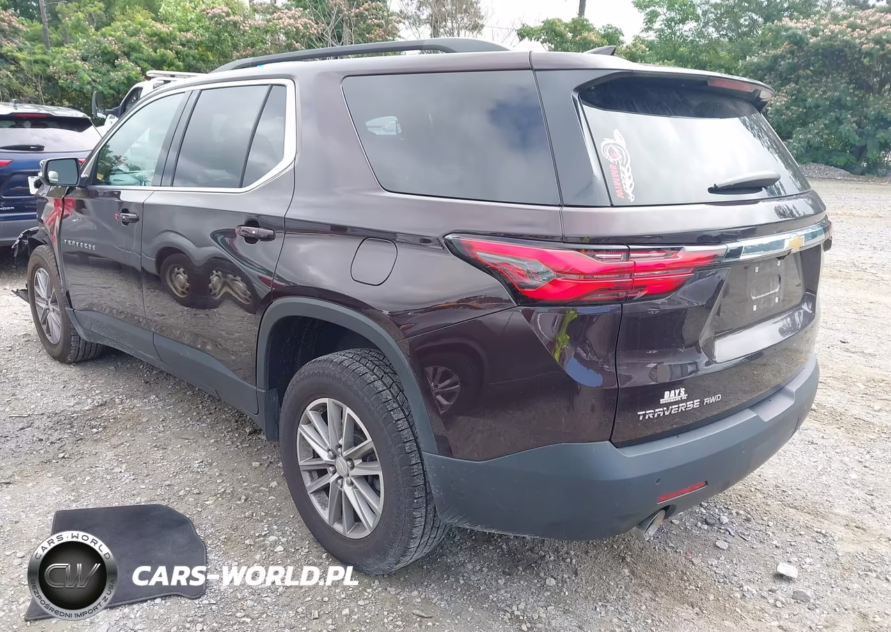 2022 Chevrolet Traverse Awd Lt Cloth VIN:1GNEVGKW0NJ138504 - 3