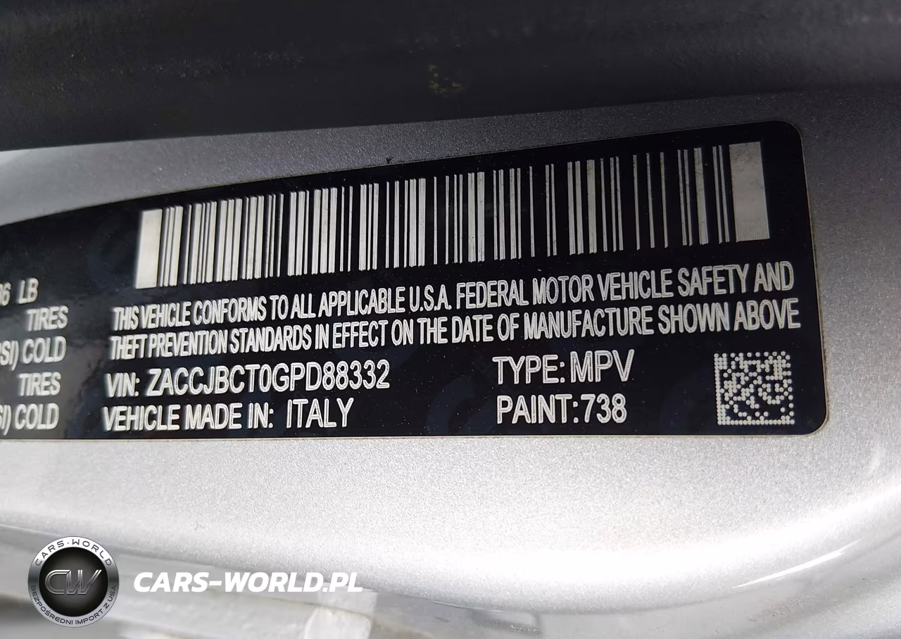 2016 Jeep Renegade Trailhawk VIN:ZACCJBCT0GPD88332 - 9