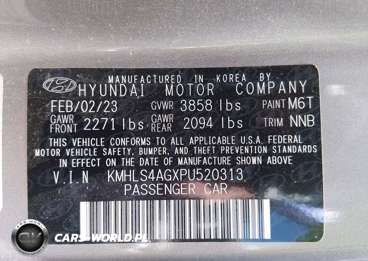 2023 Hyundai Elantra Sel VIN:KMHLS4AGXPU520313 - 9