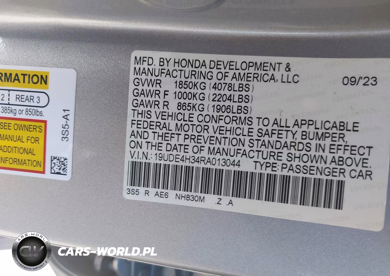 2024 Acura Integra A-Spec VIN:19UDE4H34RA013044 - 9