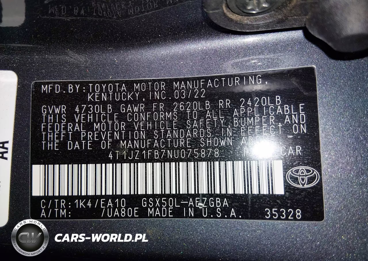 2022 Toyota Avalon Xle VIN:4T1JZ1FB7NU075878 - 9