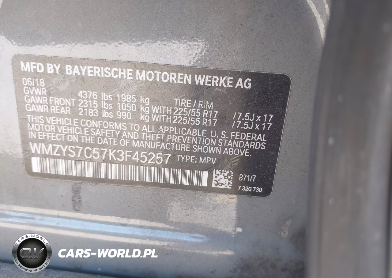 2019 Mini Countryman Cooper VIN:WMZYS7C57K3F45257 - 9