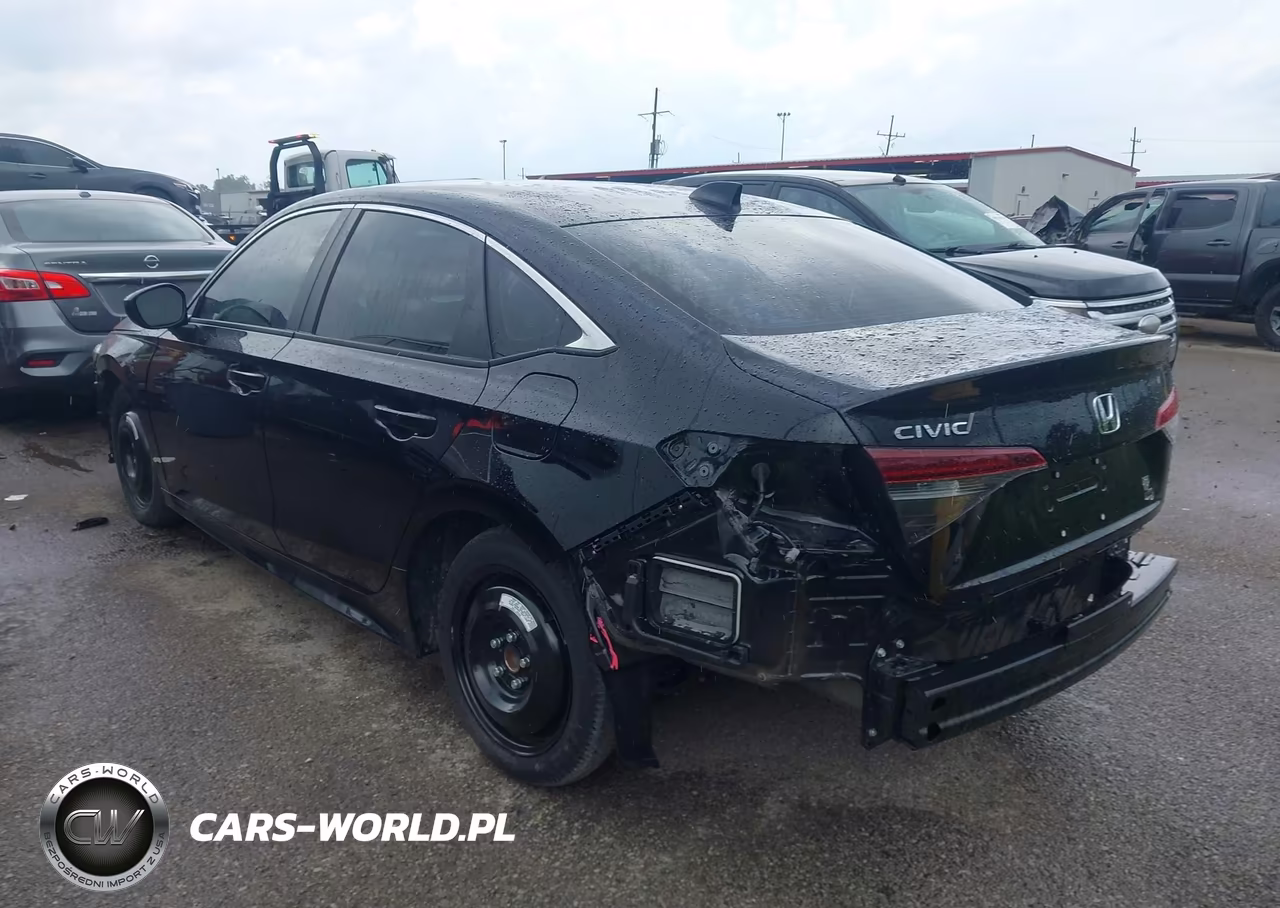 2026 Honda Civic Lx VIN:2HGFE2F21TH580697 - 3