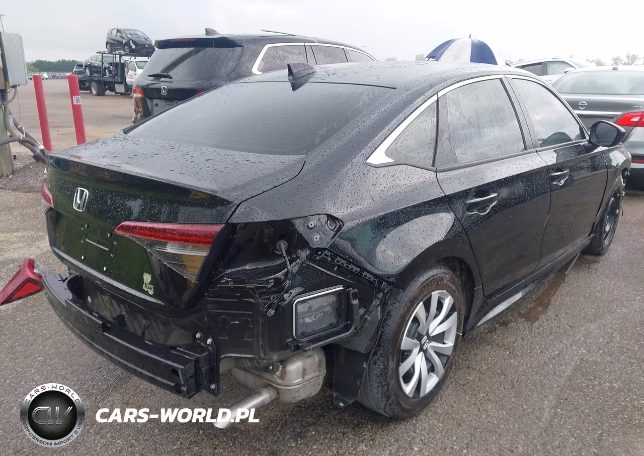 2026 Honda Civic Lx VIN:2HGFE2F21TH580697 - 4