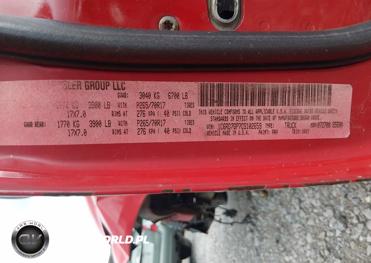 2012 Ram 1500 Slt VIN:1C6RD7GP7CS102659 - 9