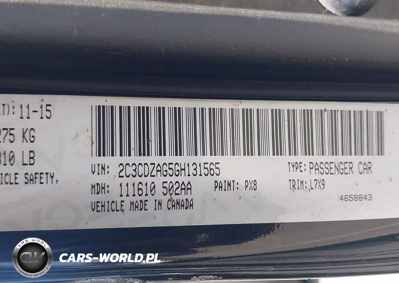 2016 Dodge Challenger Sxt VIN:2C3CDZAG5GH131565 - 9