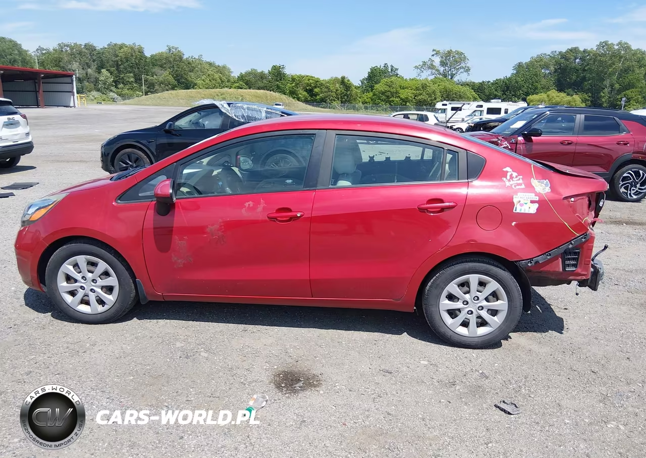 2013 Kia Rio Lx VIN:KNADM4A3XD6294707 - 14