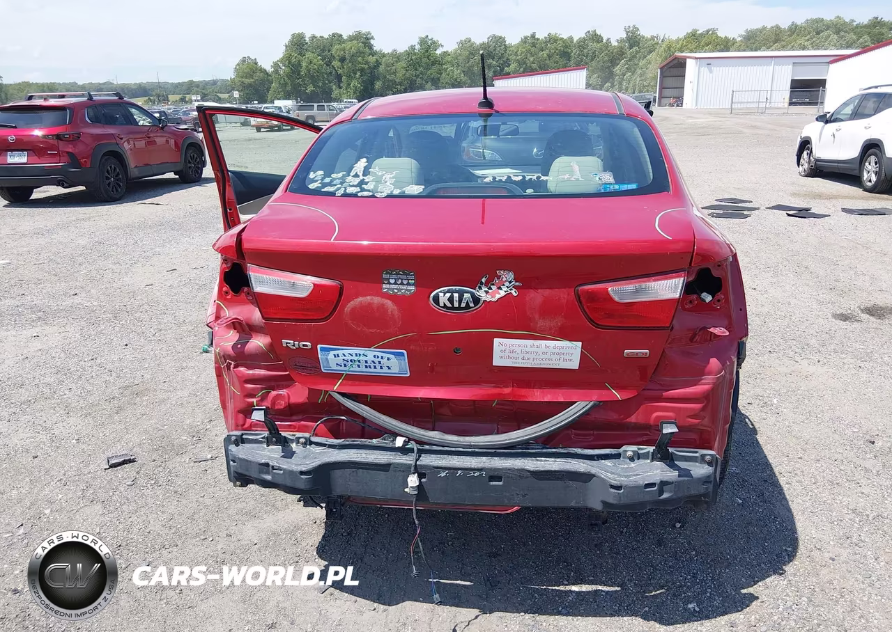 2013 Kia Rio Lx VIN:KNADM4A3XD6294707 - 16