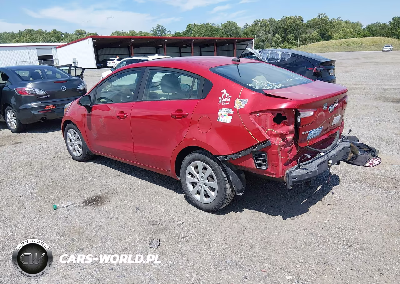 2013 Kia Rio Lx VIN:KNADM4A3XD6294707 - 3