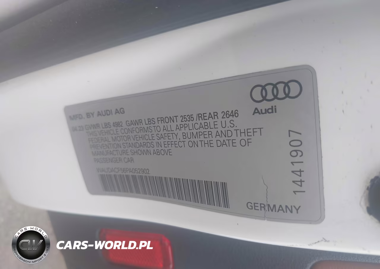 2023 Audi A5 Sportback Premium 45 Tfsi S Line Quattro S Tronic VIN:WAUDACF56PA052902 - 9