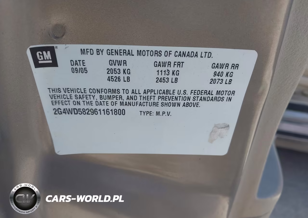 2006 Buick Lacrosse Cxl VIN:2G4WD582961161800 - 9