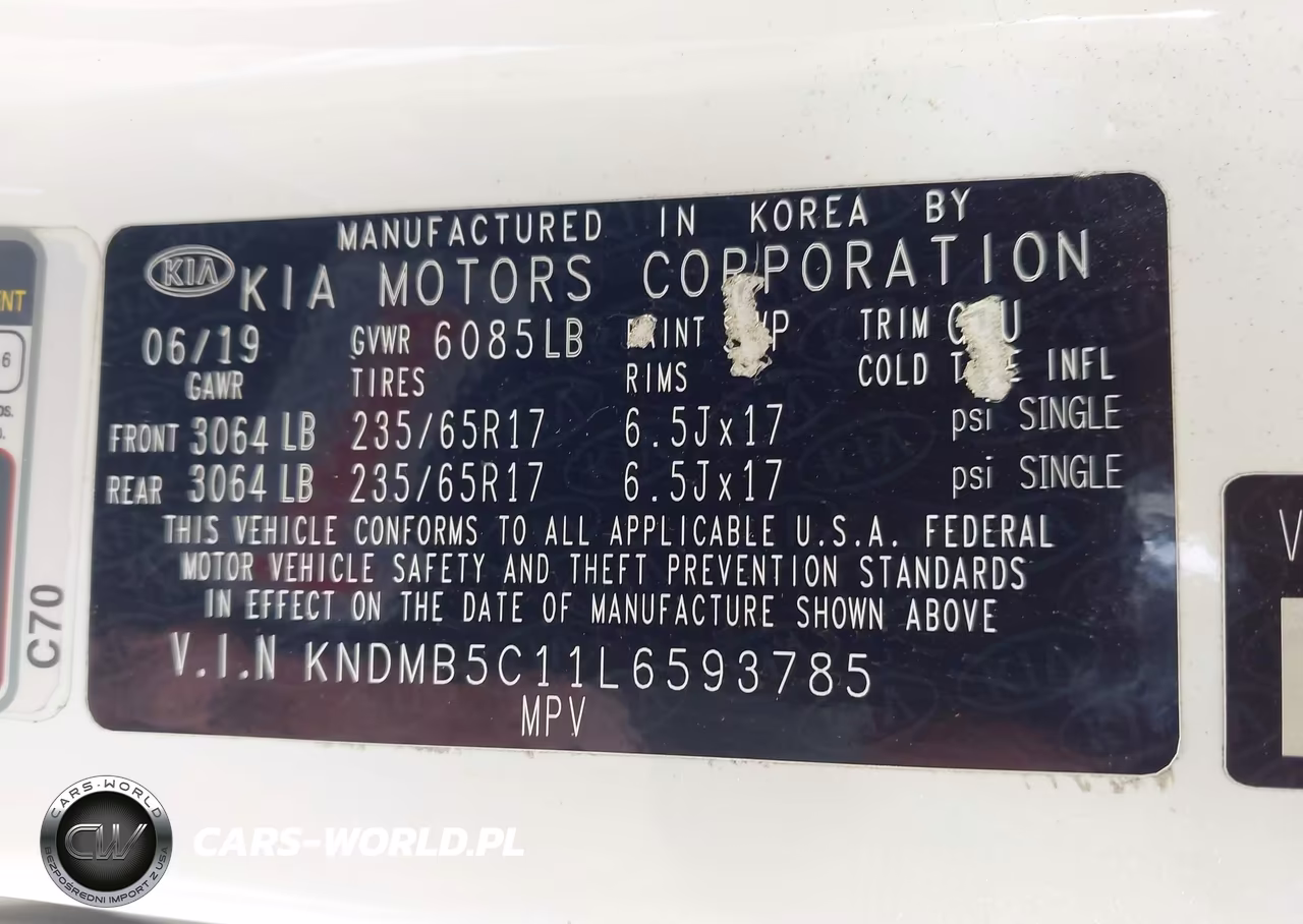 2020 Kia Sedona Lx VIN:KNDMB5C11L6593785 - 9
