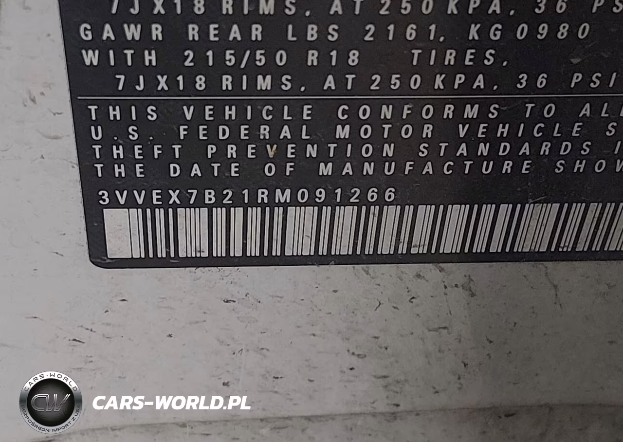 2024 Volkswagen Taos 1.5T Se VIN:3VVEX7B21RM091266 - 9