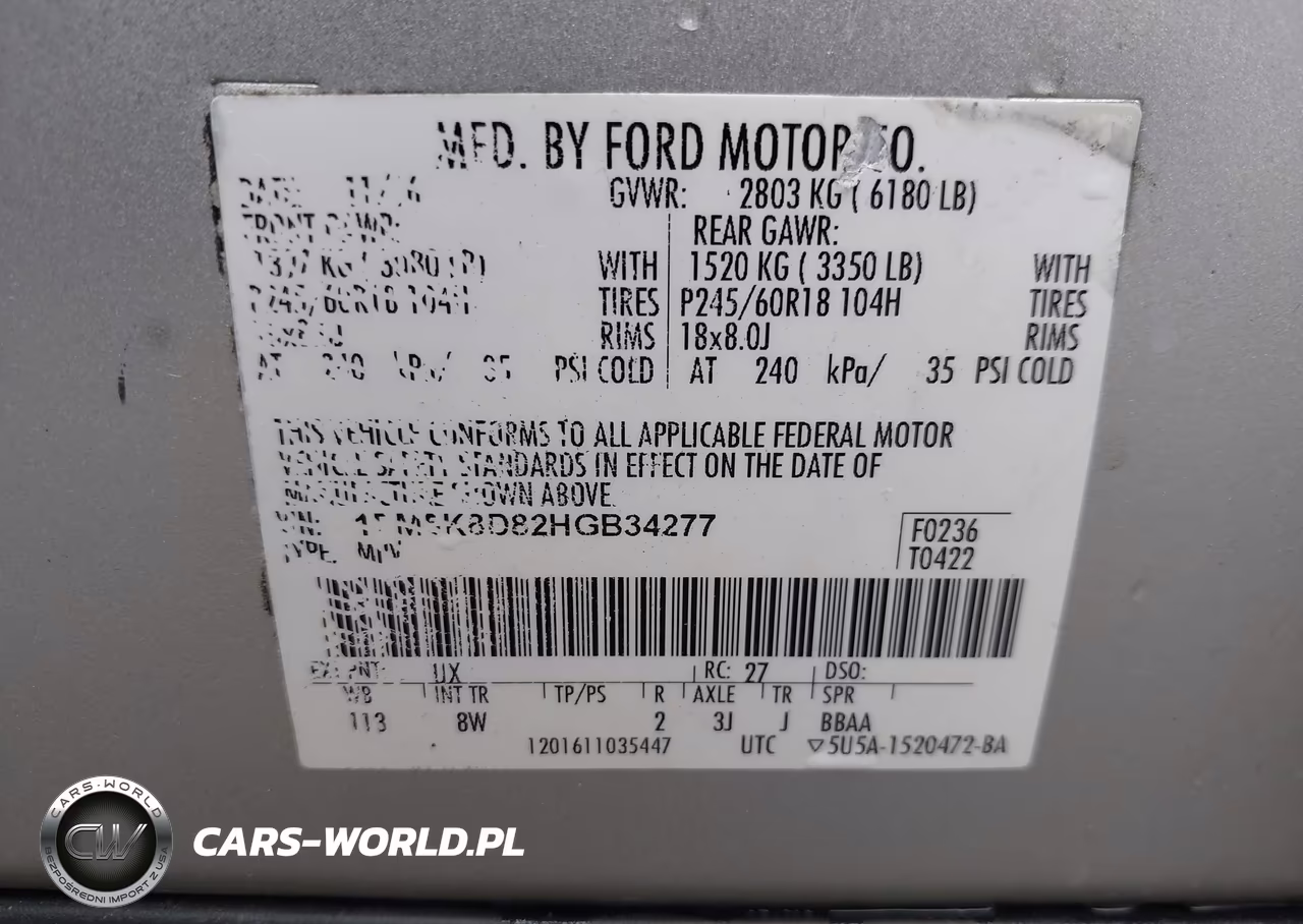 2017 Ford Explorer Xlt VIN:1FM5K8D82HGB34277 - 9