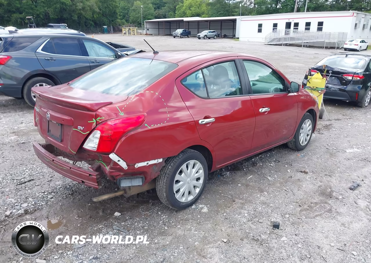 2019 Nissan Versa 1.6 Sv VIN:3N1CN7AP0KL834992 - 4