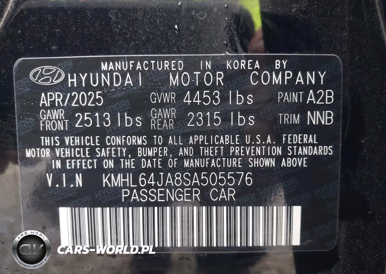 2025 Hyundai Sonata Sel VIN:KMHL64JA8SA505576 - 9