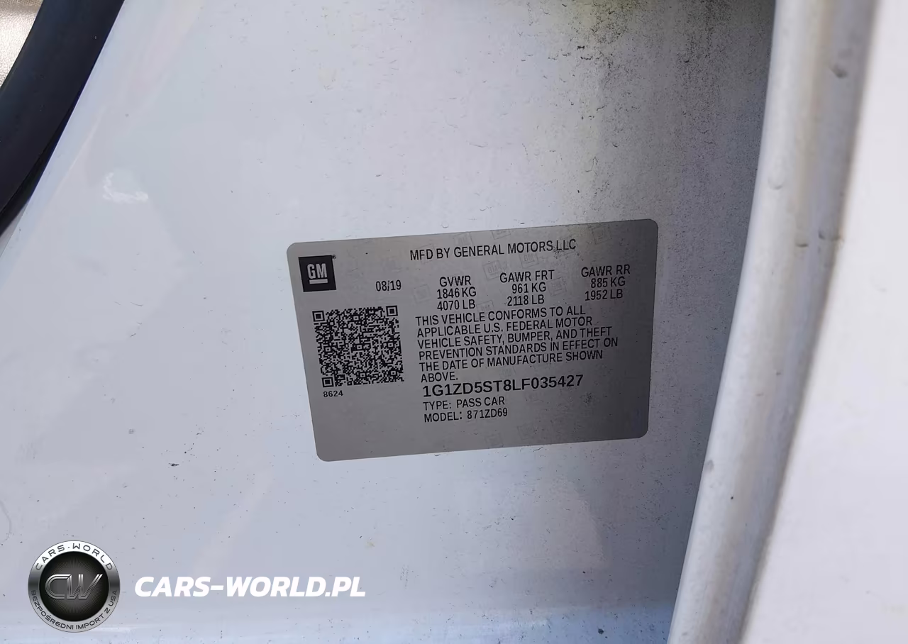 2020 Chevrolet Malibu Fwd Lt VIN:1G1ZD5ST8LF035427 - 9