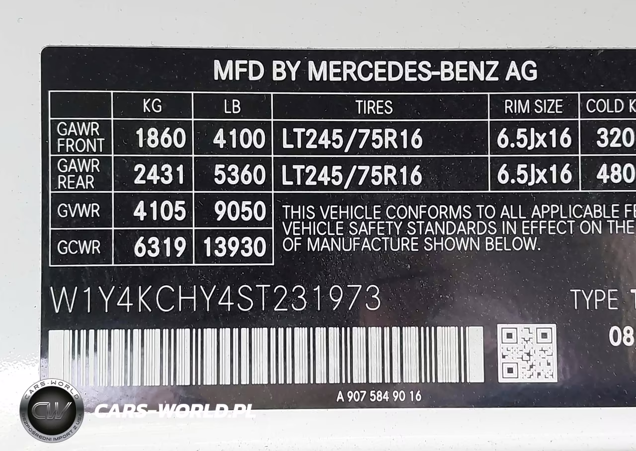 2025 Mercedes-Benz Sprinter 2500 High Roof 4-Cyl Diesel VIN:W1Y4KCHY4ST231973 - 8