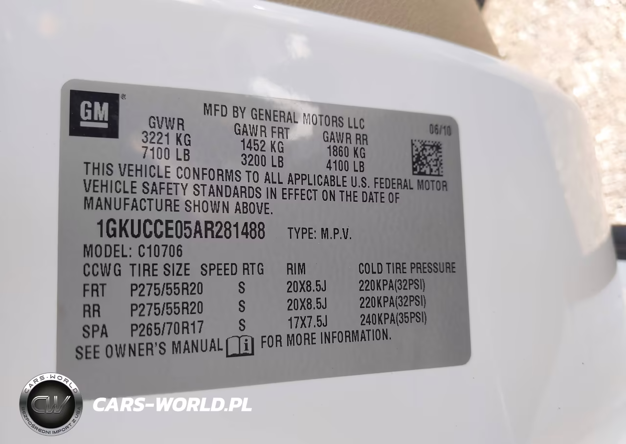 2010 GMC Yukon Slt VIN:1GKUCCE05AR281488 - 9