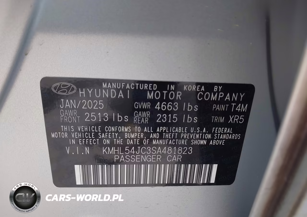 2025 Hyundai Sonata N Line VIN:KMHL54JC3SA481823 - 9
