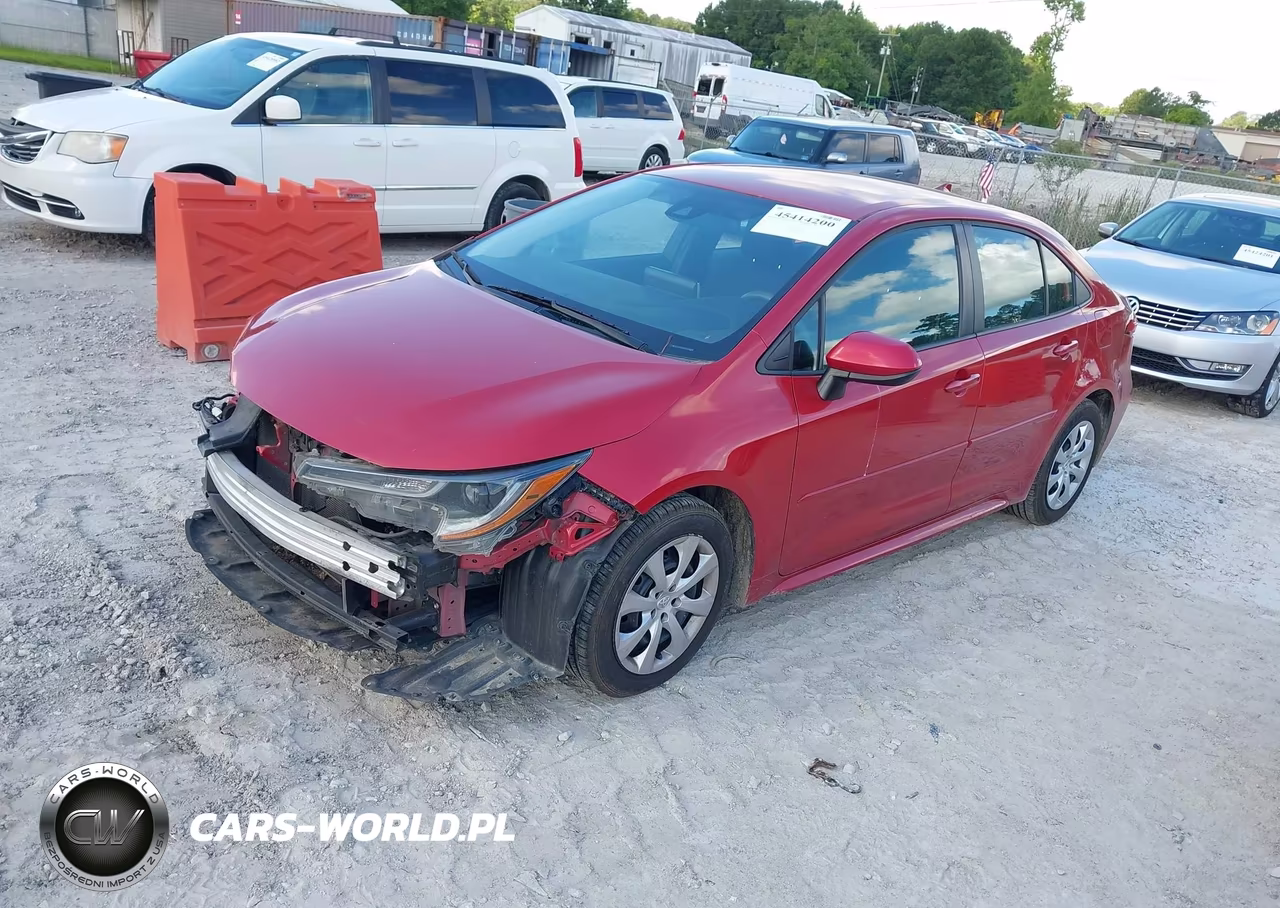 2020 Toyota Corolla Le VIN:5YFEPRAE6LP126695 - 2