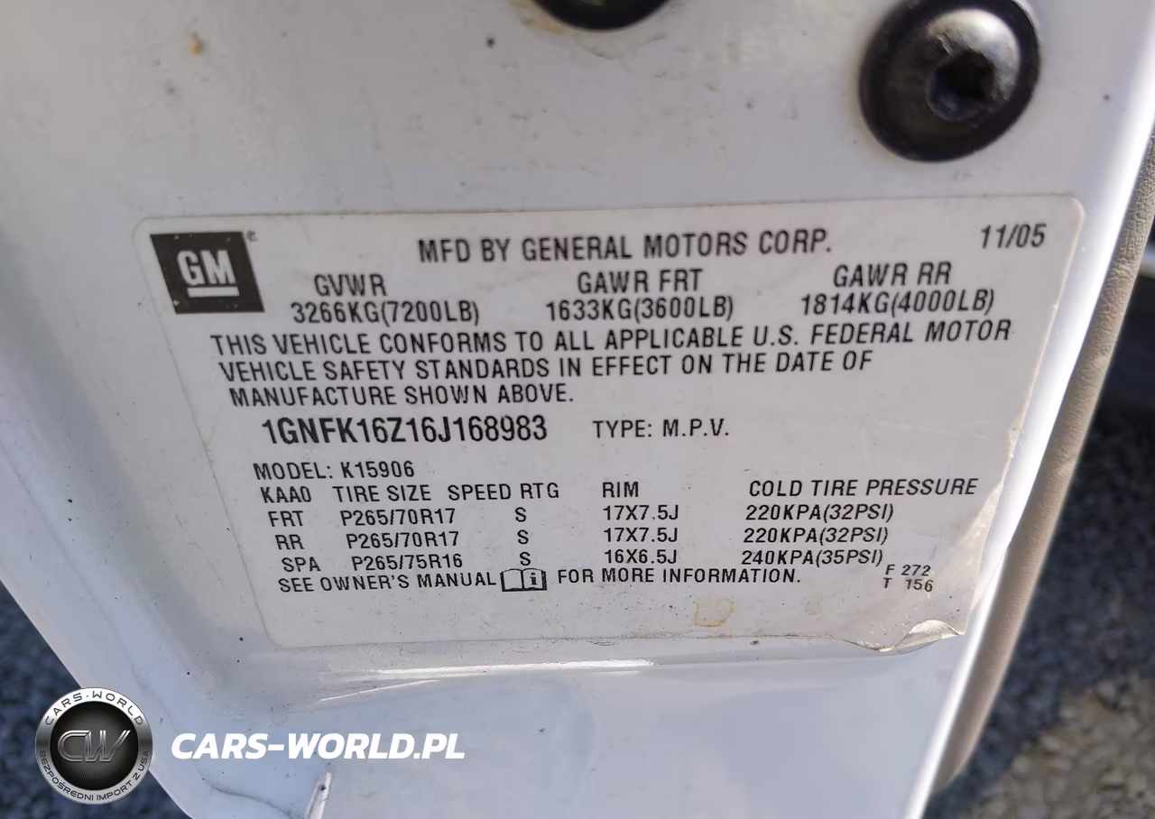 2006 Chevrolet Suburban 1500 Lt VIN:1GNFK16Z16J168983 - 9