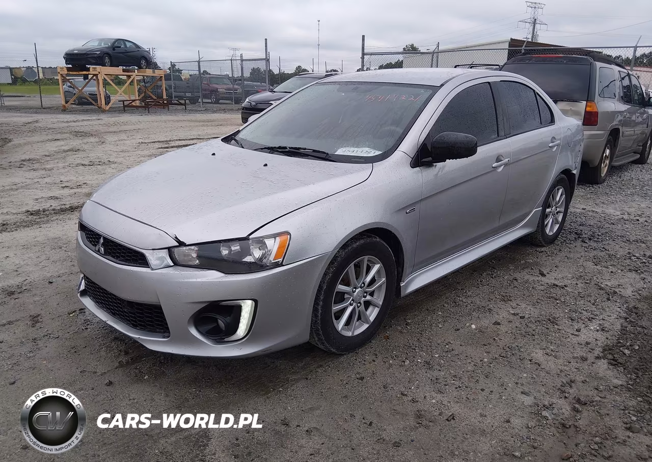 2016 Mitsubishi Lancer Es VIN:JA32U2FUXGU007168 - 2