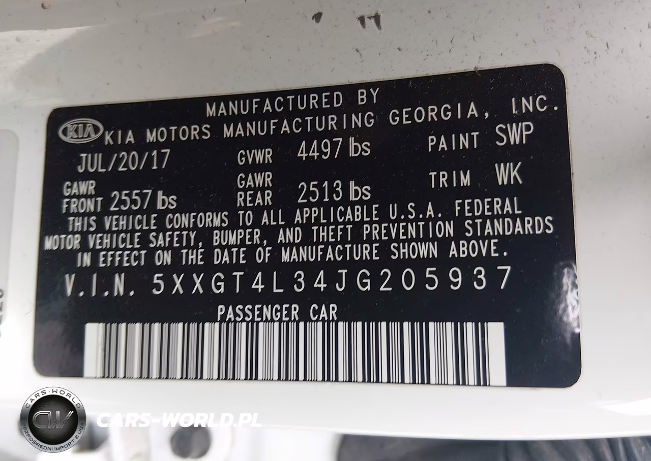 2018 Kia Optima S VIN:5XXGT4L34JG205937 - 9
