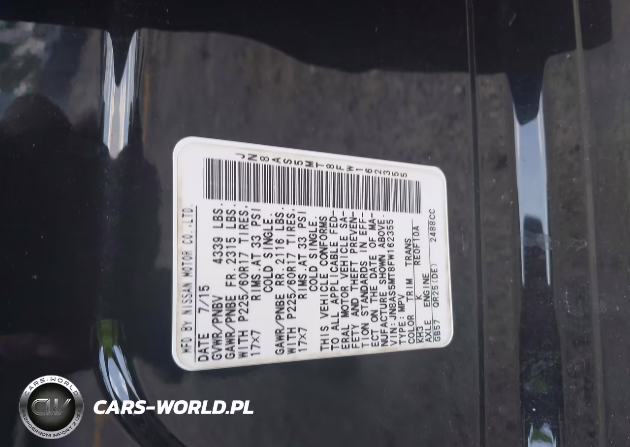 2015 Nissan Rogue Select S VIN:JN8AS5MT8FW162355 - 9