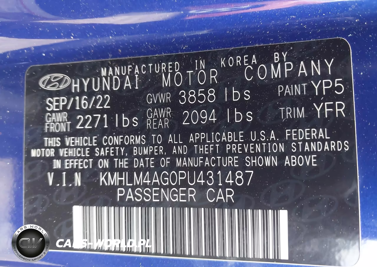2023 Hyundai Elantra Sel VIN:KMHLM4AG0PU431487 - 9
