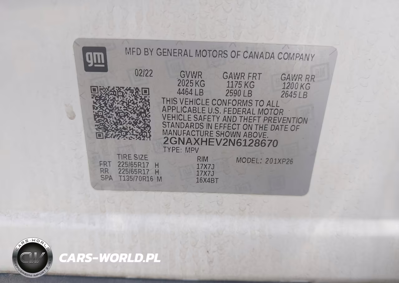 2022 Chevrolet Equinox Fwd Ls VIN:2GNAXHEV2N6128670 - 9
