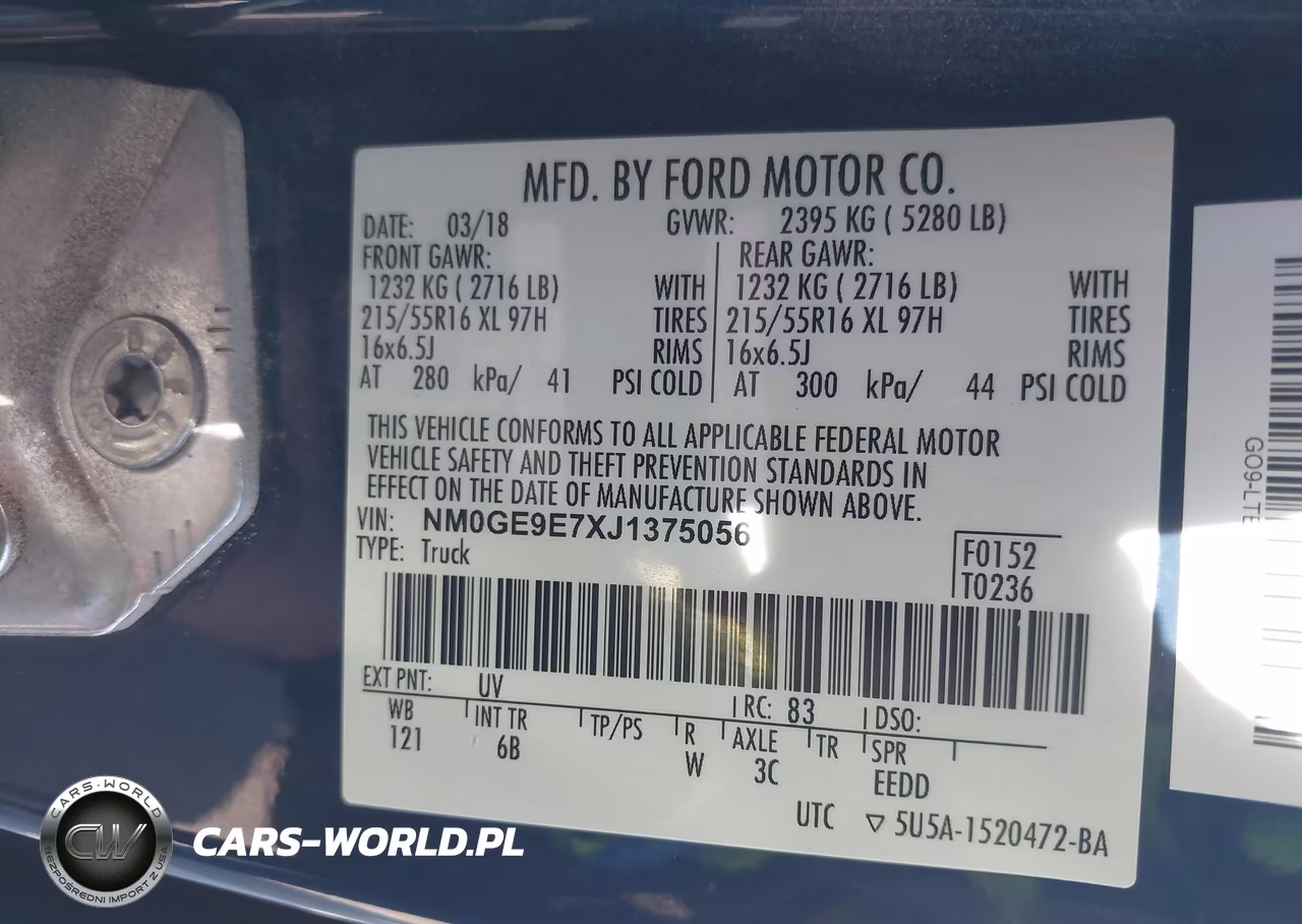 2018 Ford Transit Connect Xl VIN:NM0GE9E7XJ1375056 - 9