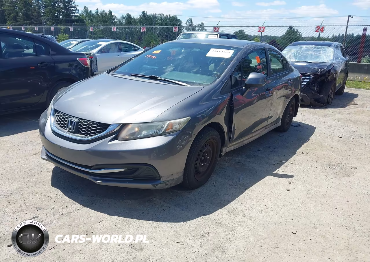 2013 Honda Civic Lx VIN:19XFB2F5XDE288710 - 2