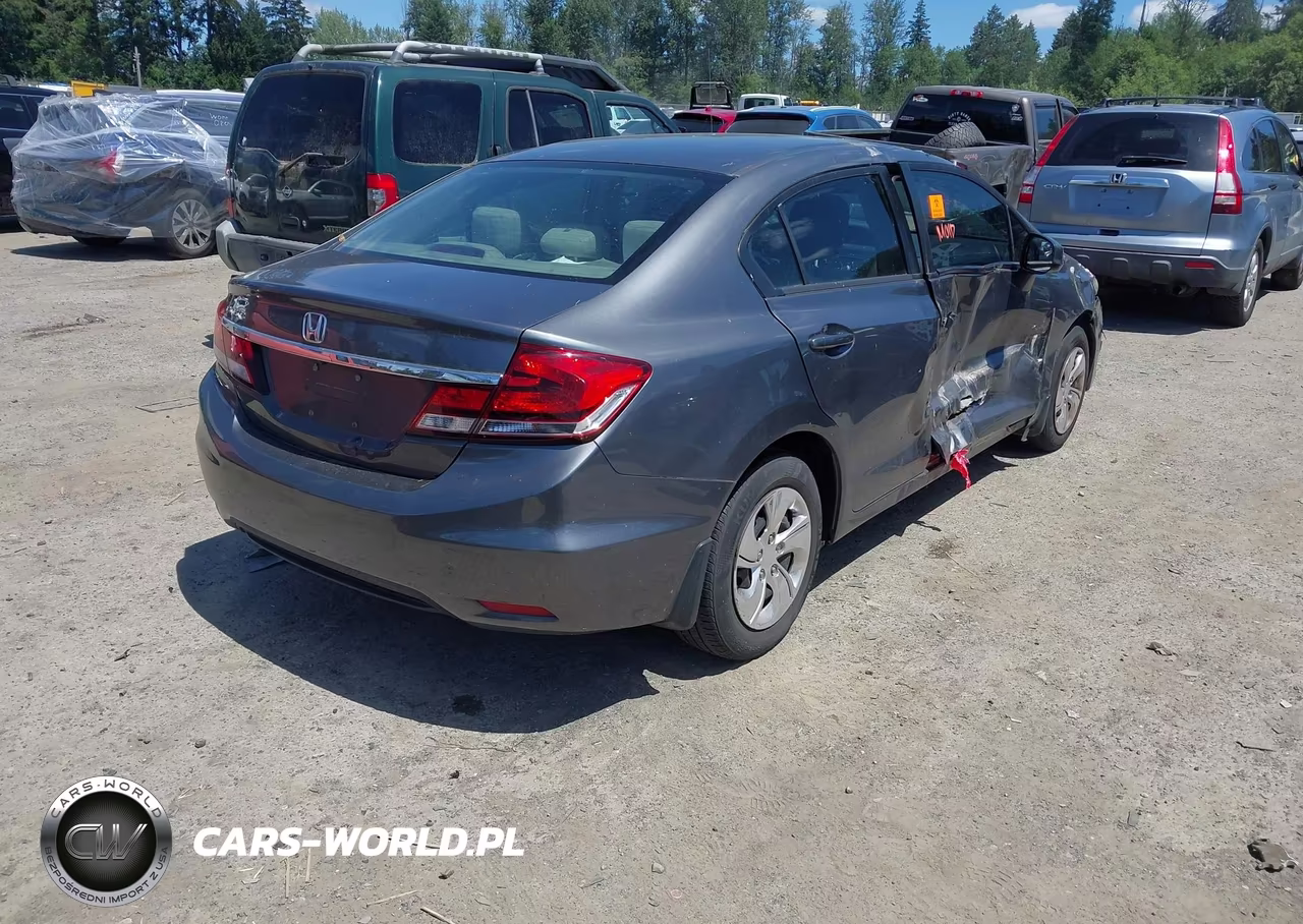 2013 Honda Civic Lx VIN:19XFB2F5XDE288710 - 4