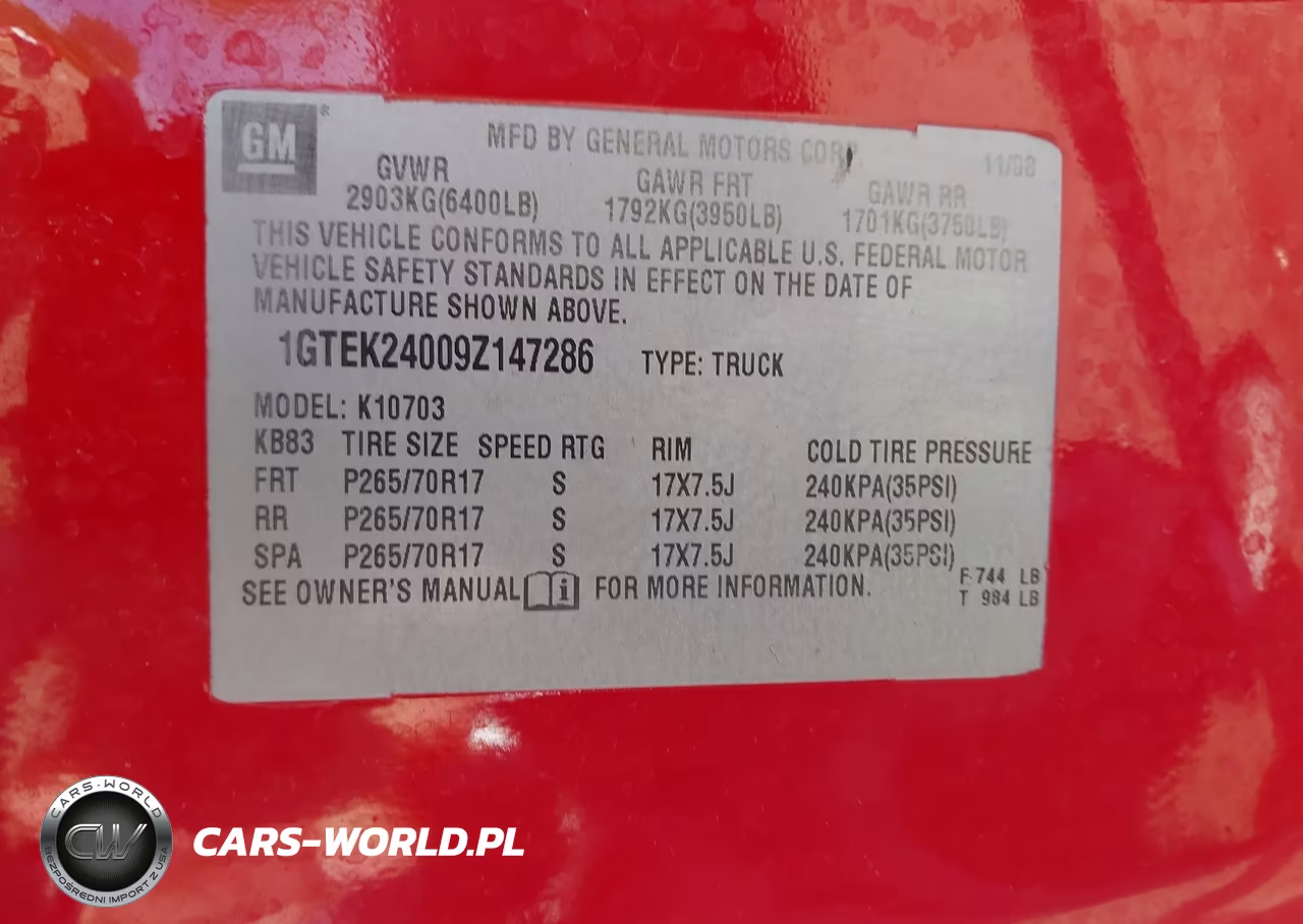 2009 GMC Sierra 1500 Sle VIN:1GTEK24009Z147286 - 9
