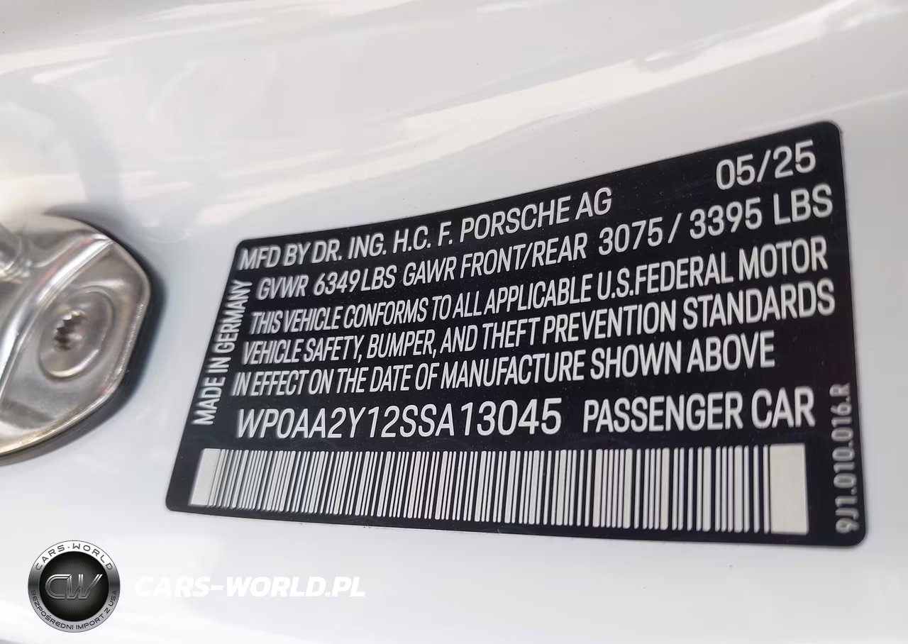 2025 Porsche Taycan 4 VIN:WP0AA2Y12SSA13045 - 9