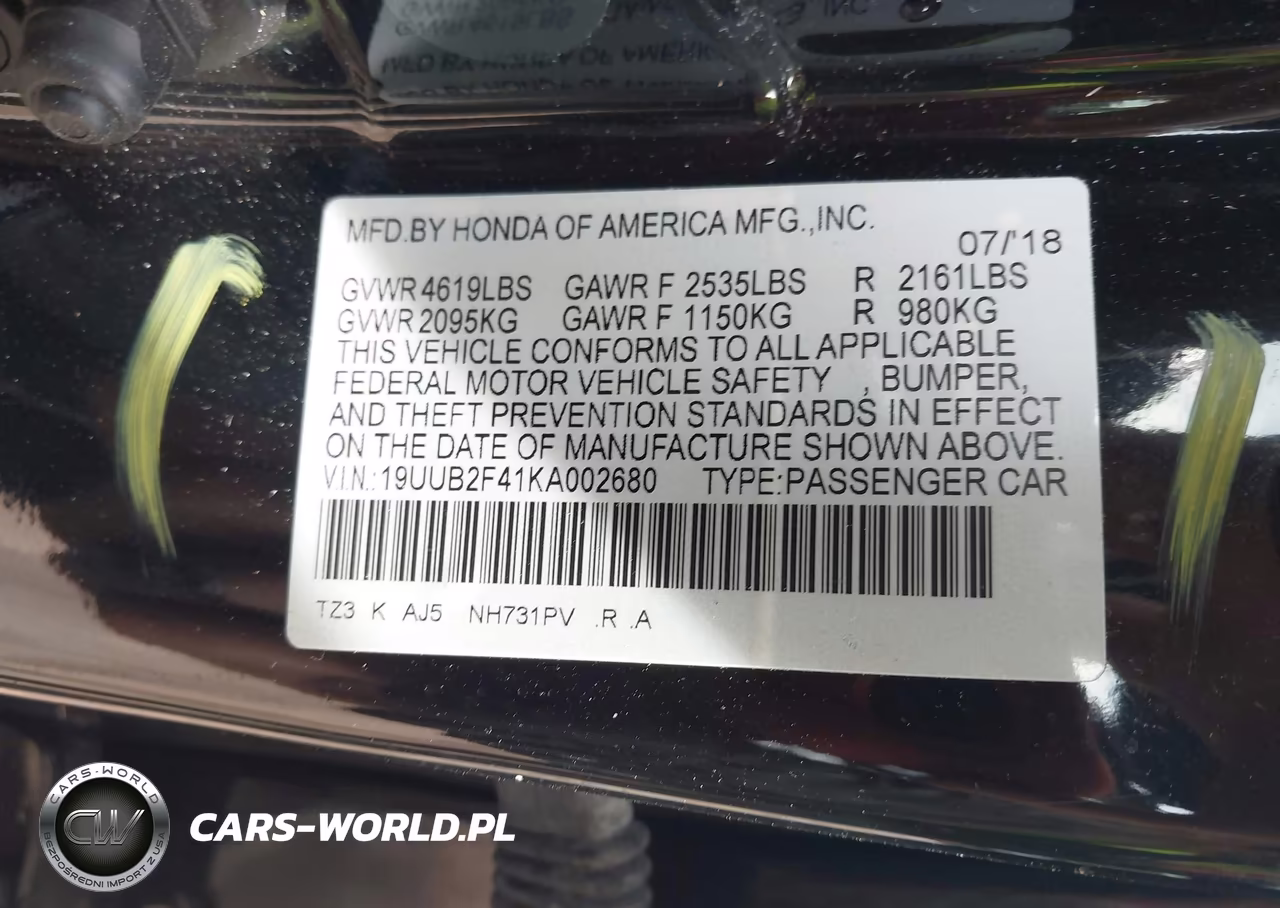 2019 Acura Tlx Tech Pkg VIN:19UUB2F41KA002680 - 9